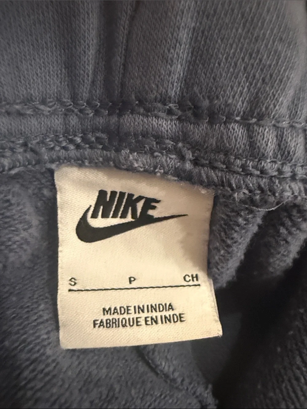 Nike Women’s Navy Blue Fleece Jogger Sweatpants - Picture 2 of 3